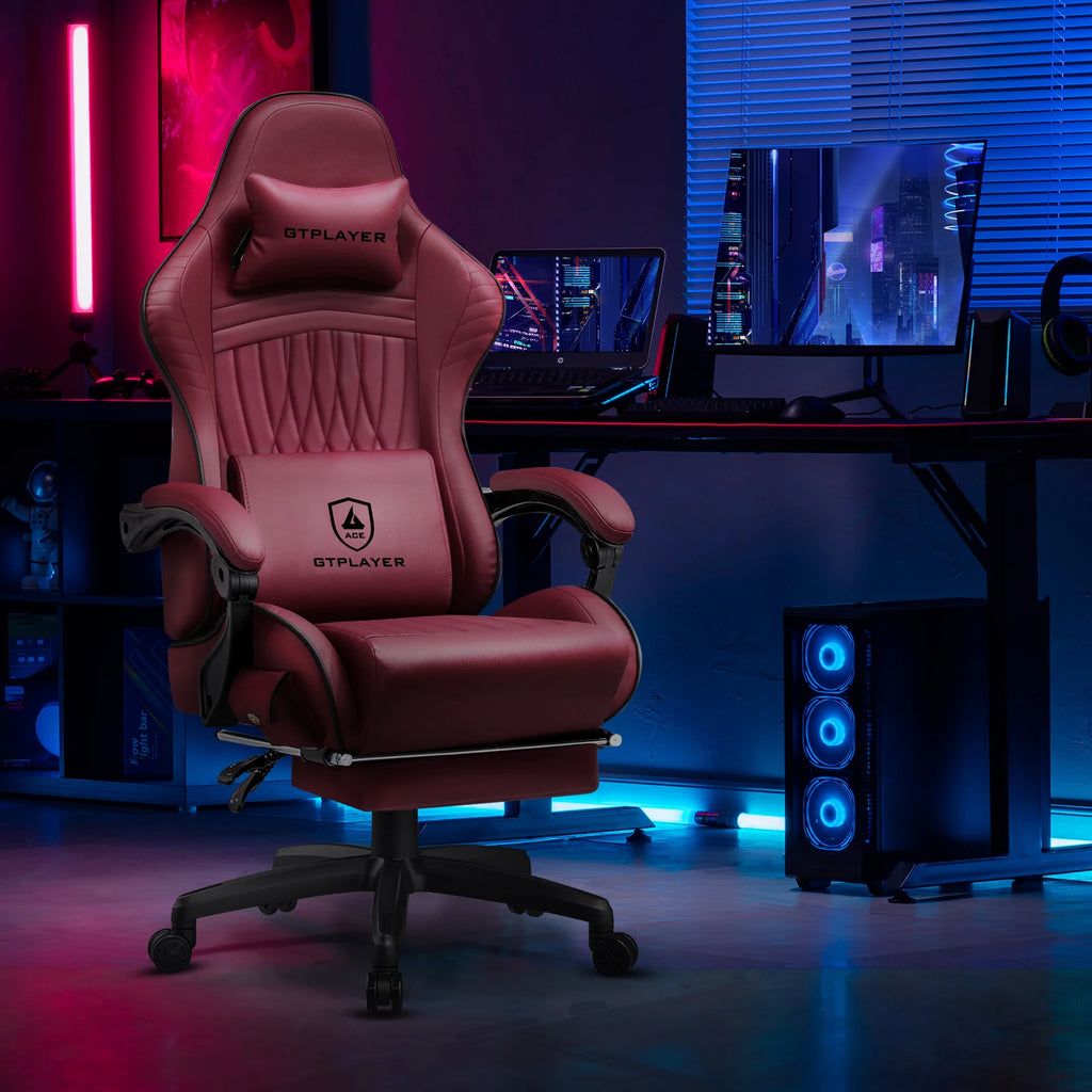 Premium Gaming Chair with Built-In Speakers