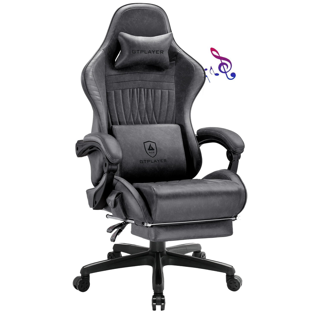 Premium Gaming Chair with Built-In Speakers