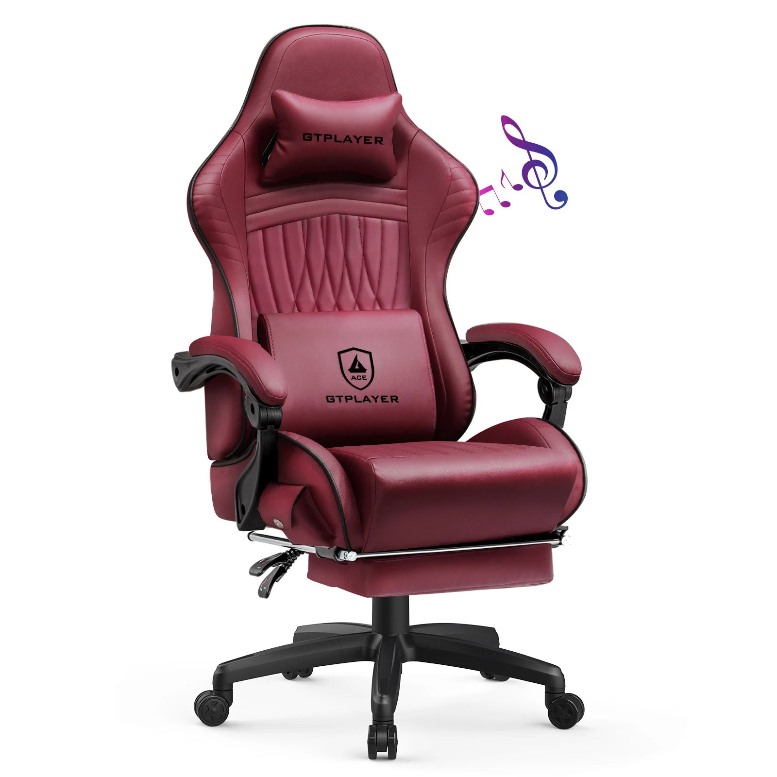 Premium Gaming Chair with Built-In Speakers