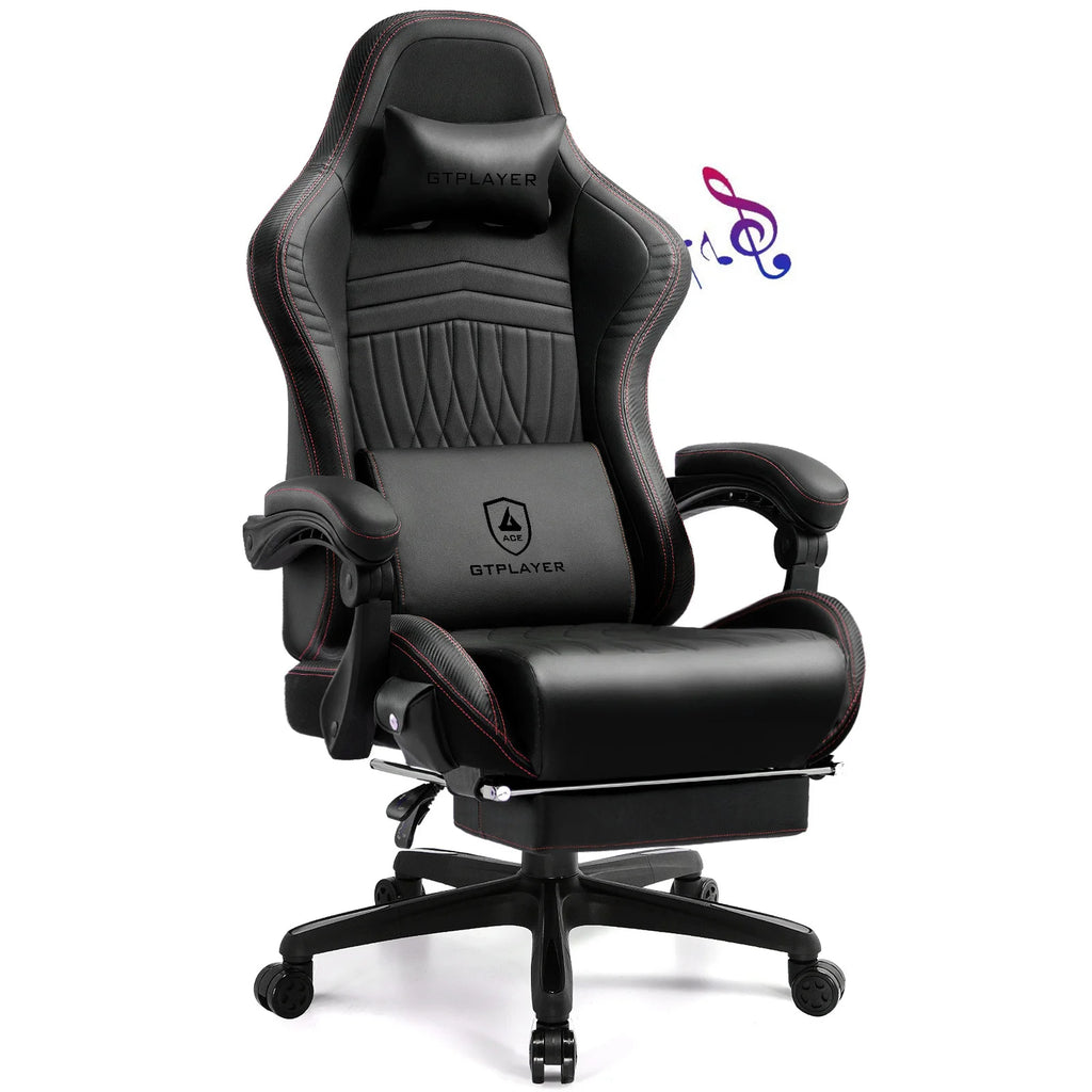 Premium Gaming Chair with Built-In Speakers