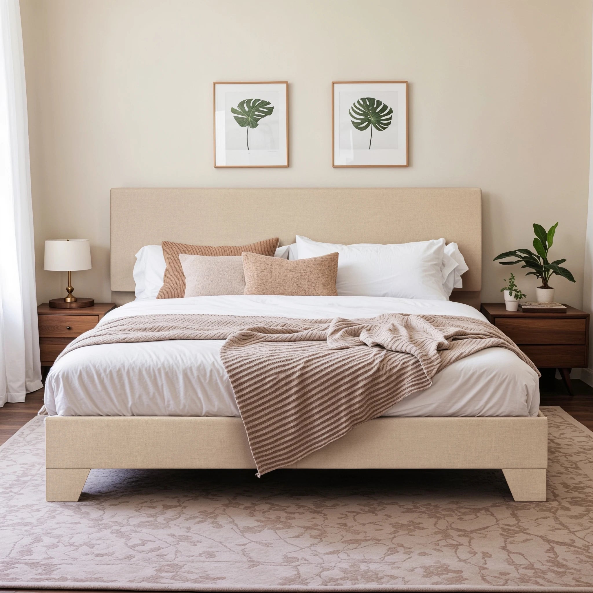Luxe Upholstered Bed Frame