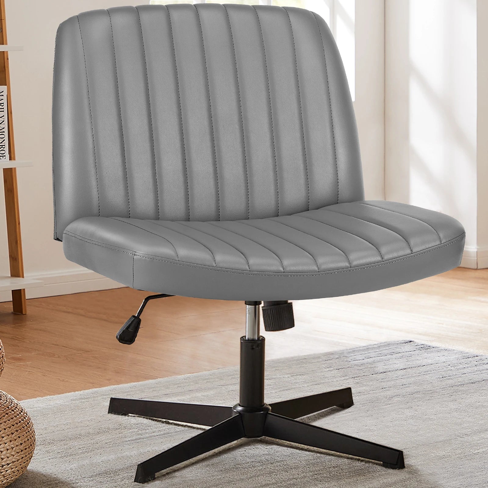 Versatile Cross-Legged Rocking Office Chair