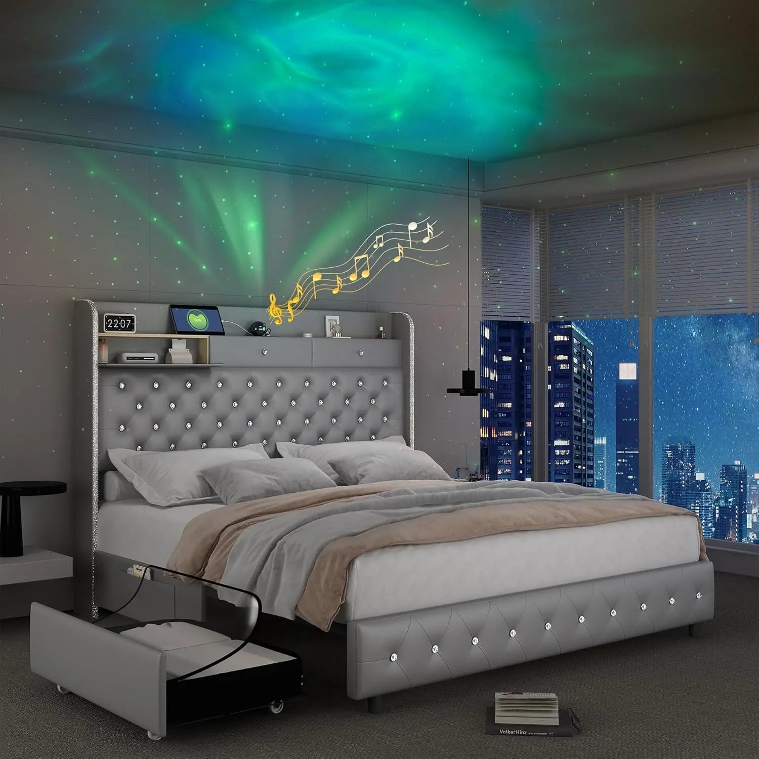 Luxury LED Bed Frame