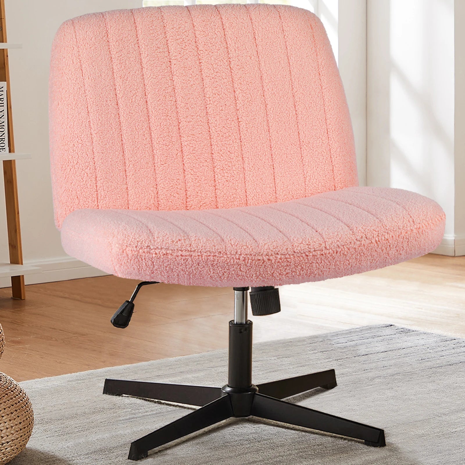 Versatile Cross-Legged Rocking Office Chair