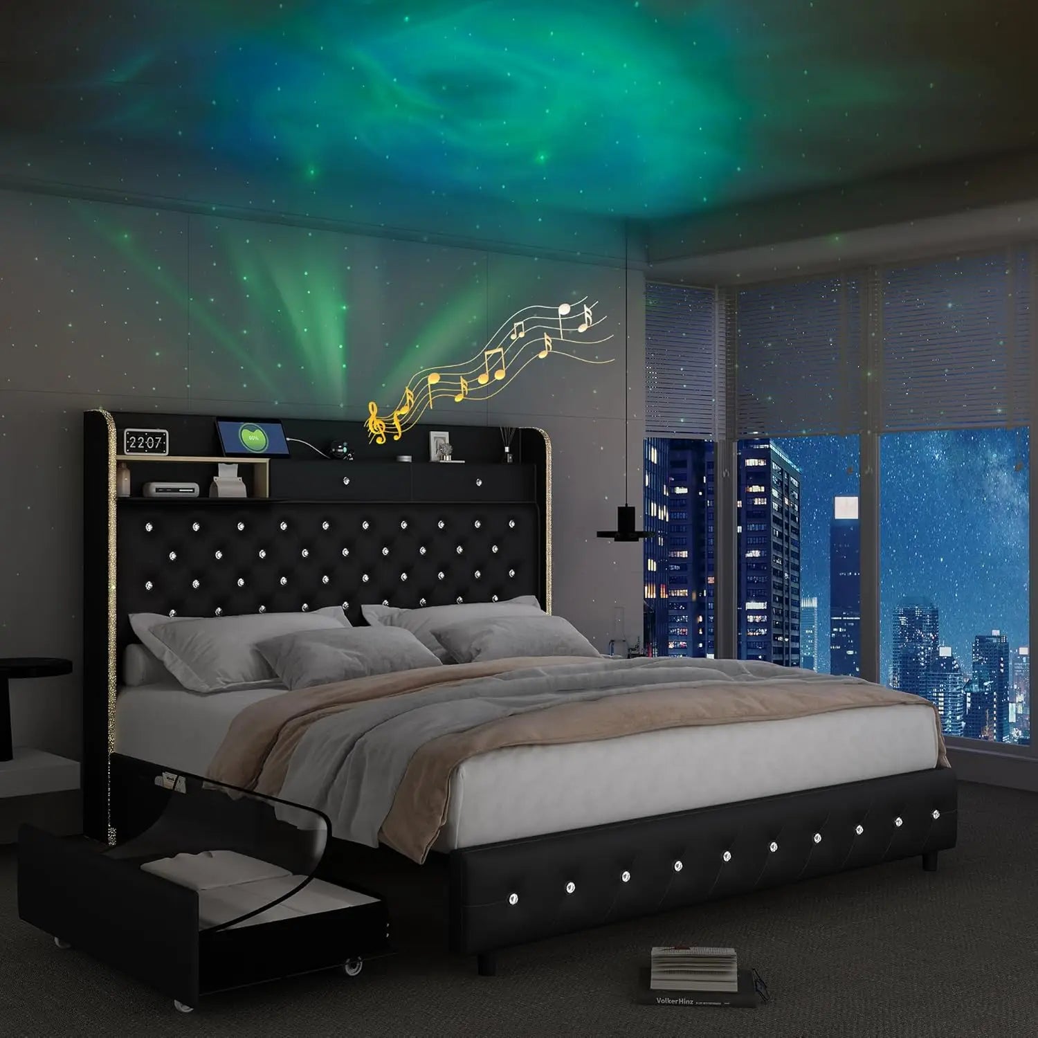 Luxury LED Bed Frame