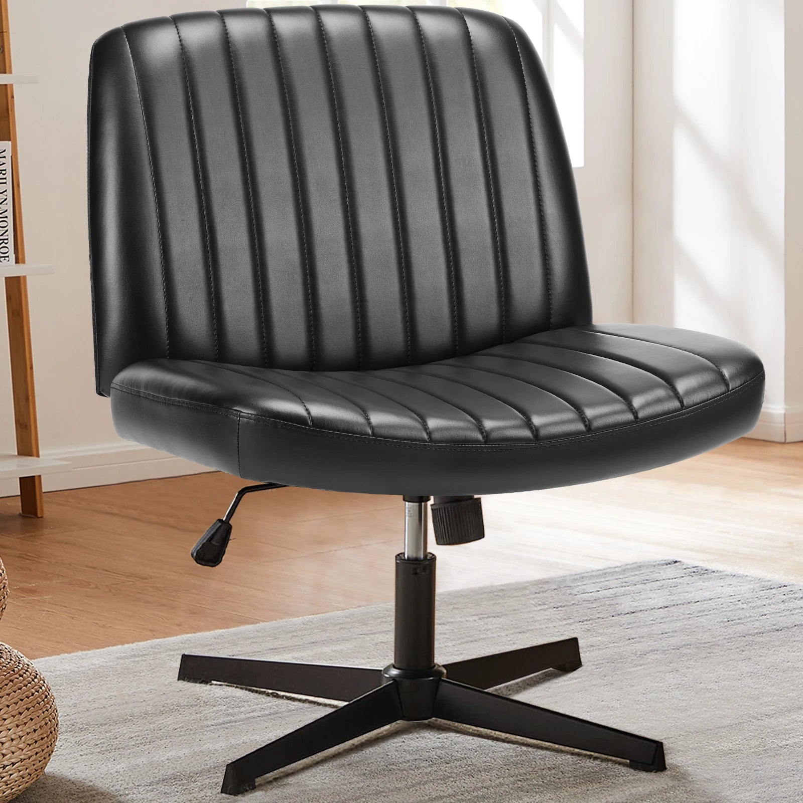Versatile Cross-Legged Rocking Office Chair