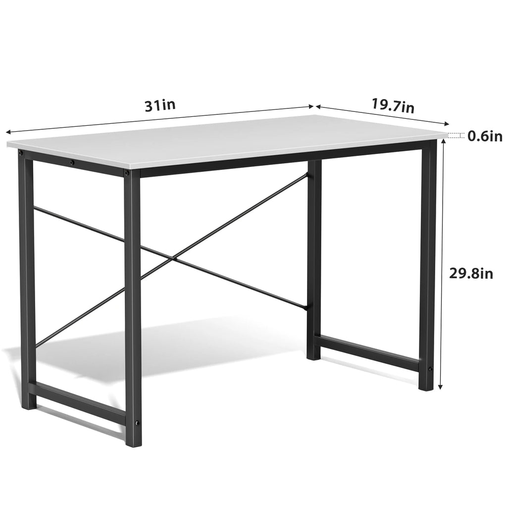 Computer Office Desk with Metal Frame