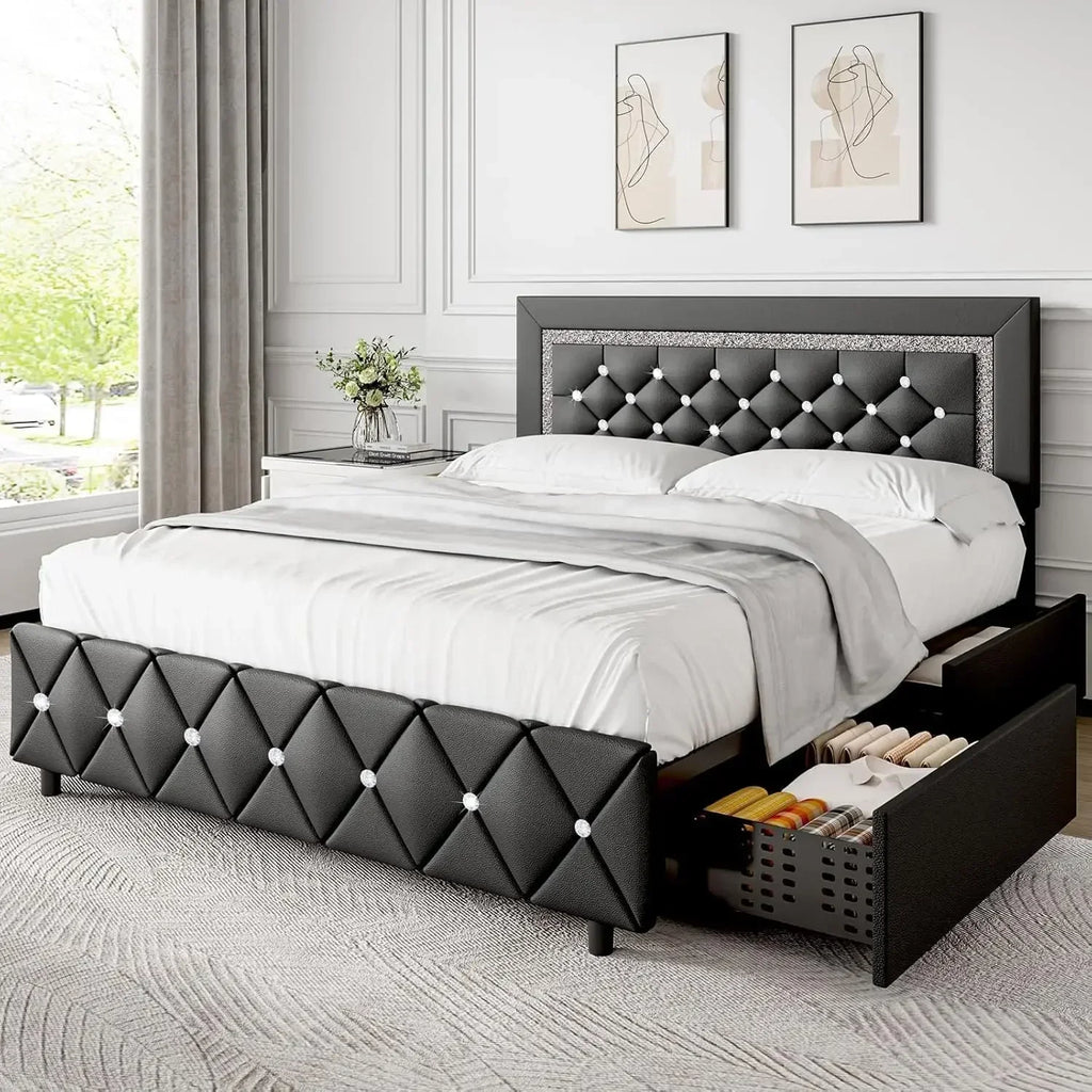 Luxury Princess Platform Bed Frame