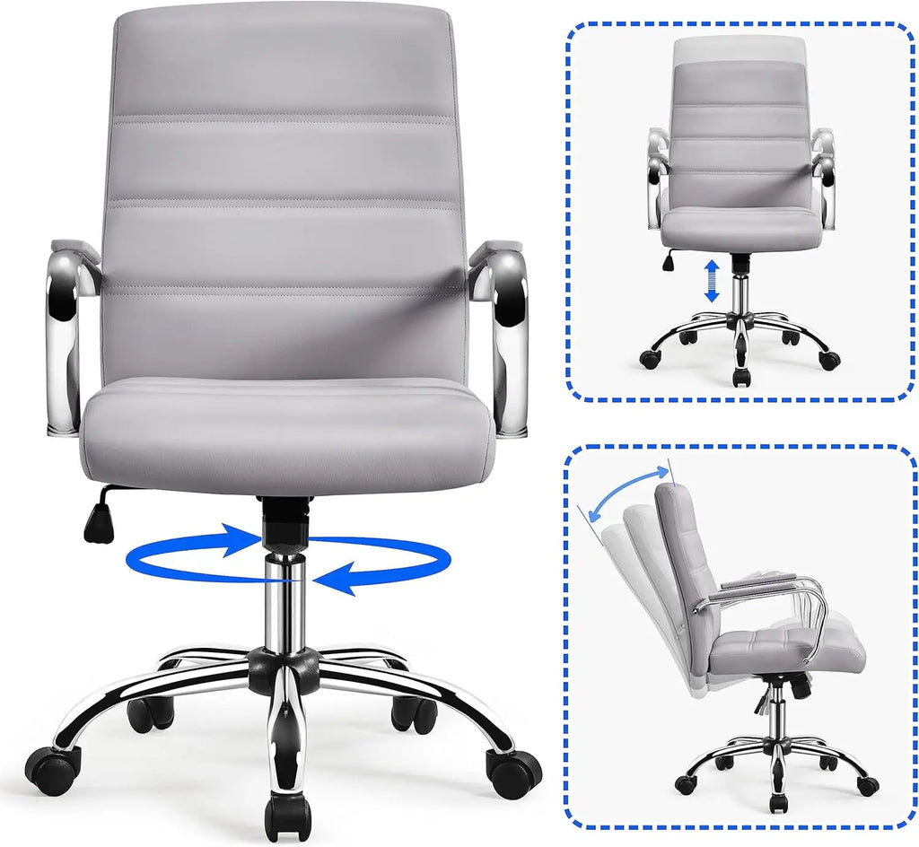 Premium PU Leather Office Chair