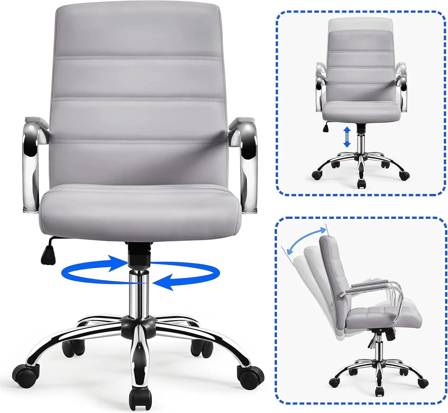 Premium PU Leather Office Chair