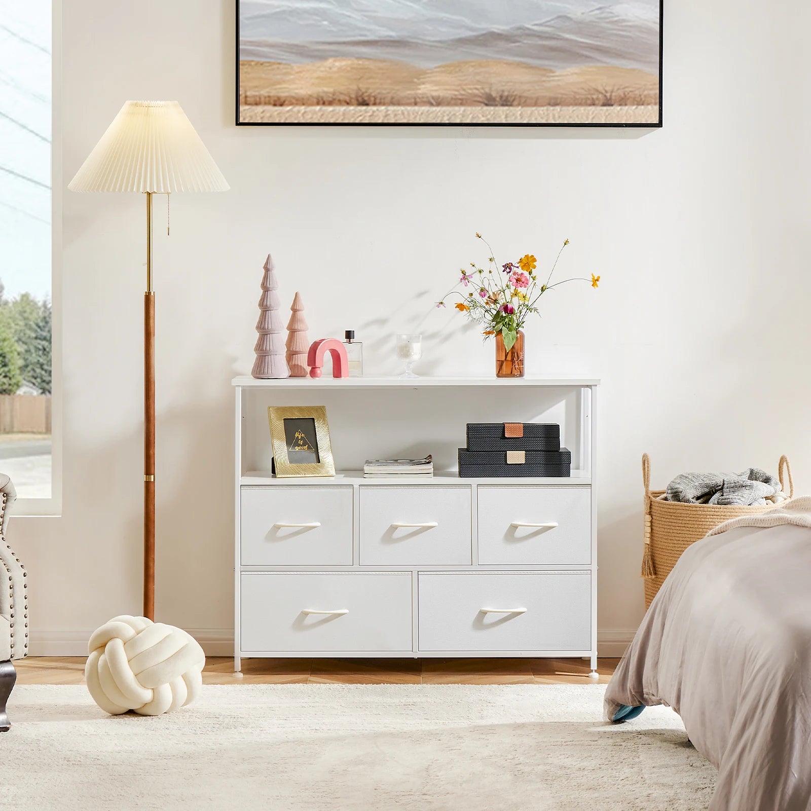 Elegant White Wardrobe Dresser