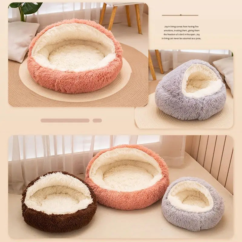Luxe 2-in-1 Soft Plush Pet Bed