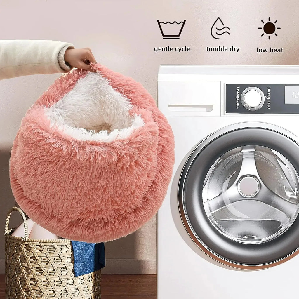 Luxe 2-in-1 Soft Plush Pet Bed