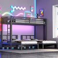 Sturdy Metal Triple Bunk Bed