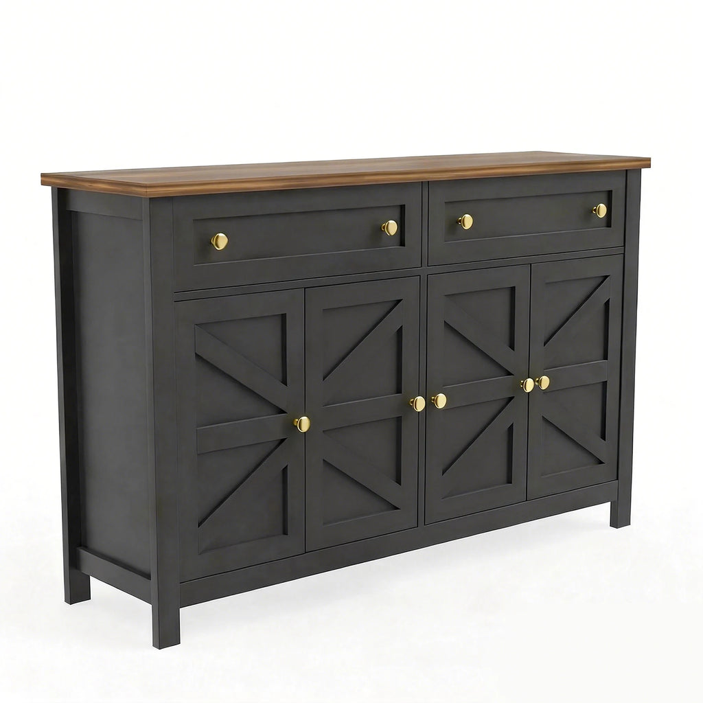 Farmhouse Sideboard Buffet Cabinet