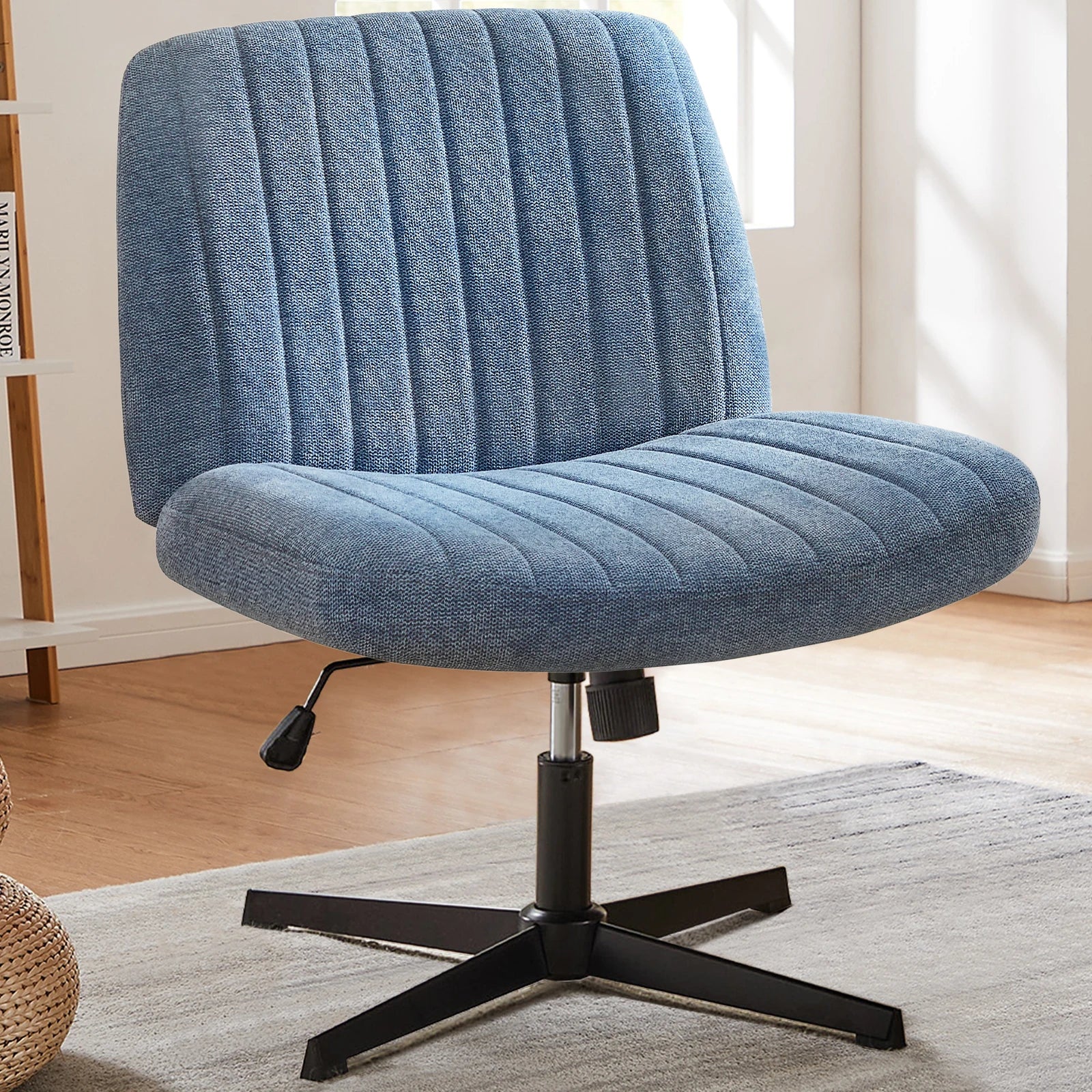 Versatile Cross-Legged Rocking Office Chair