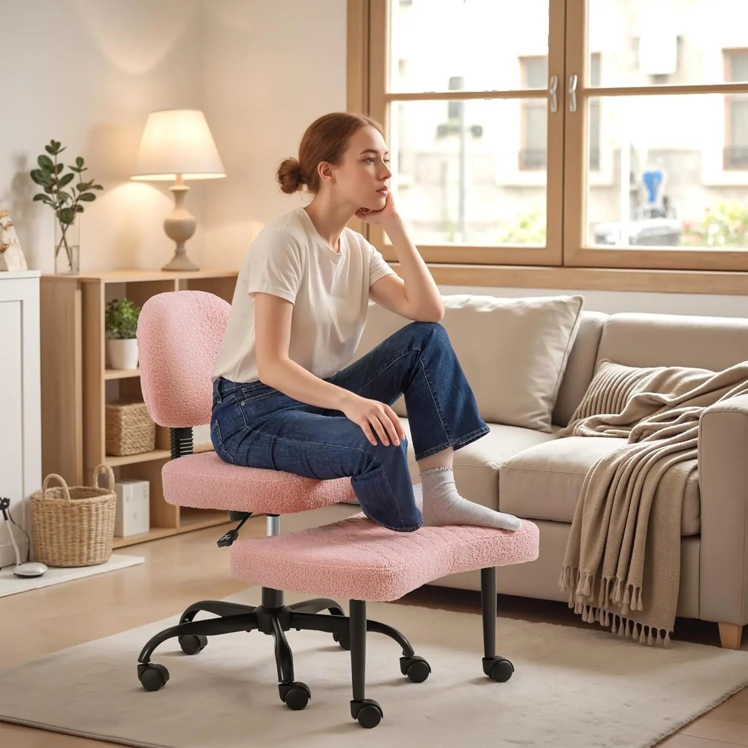 Ergonomic Cross-Legged Meditation Chair