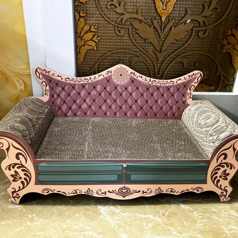 Premium Cat Scratch Board & Bed Combo