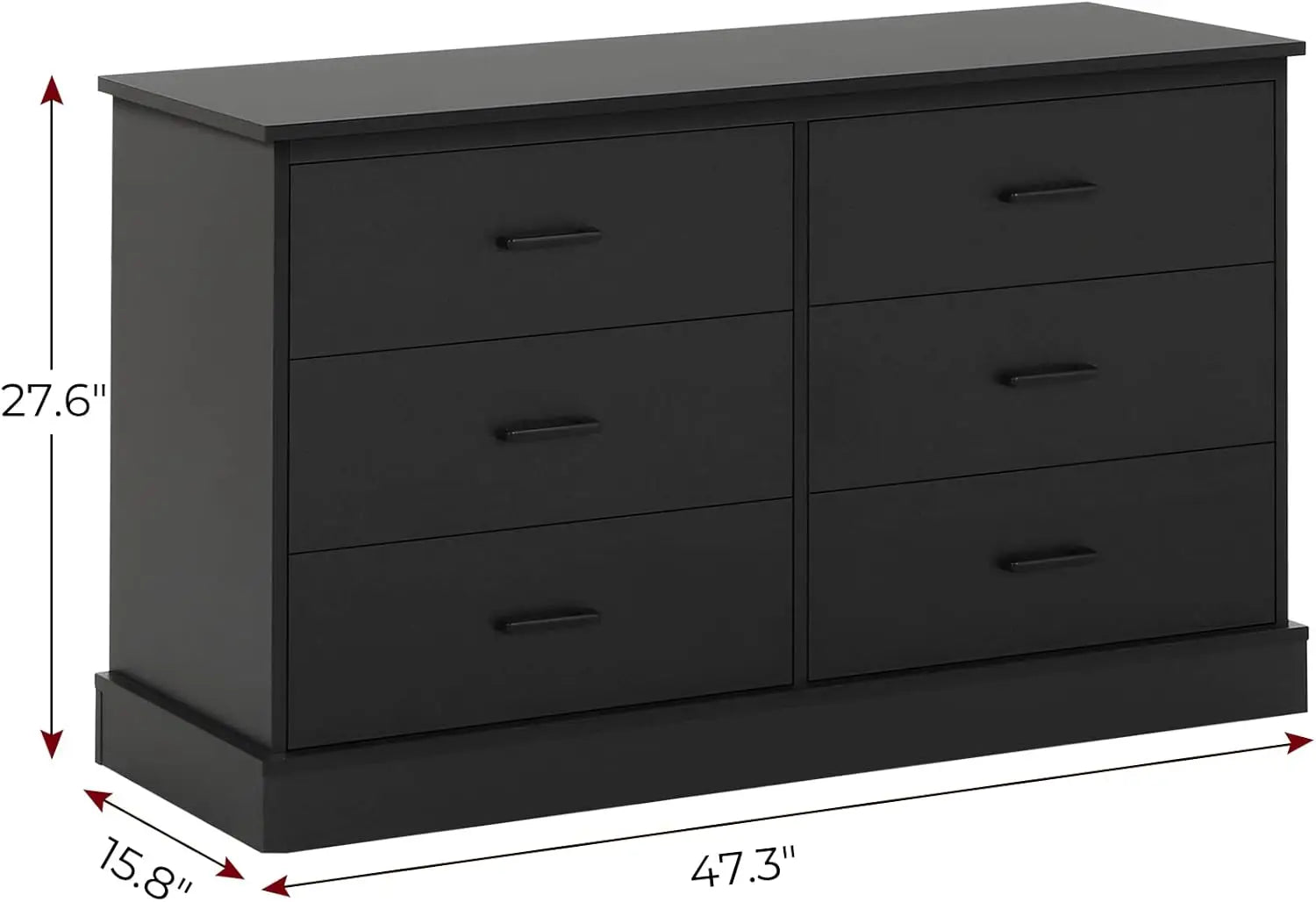 6-Drawer Double Dresser