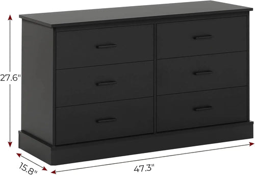 6-Drawer Double Dresser
