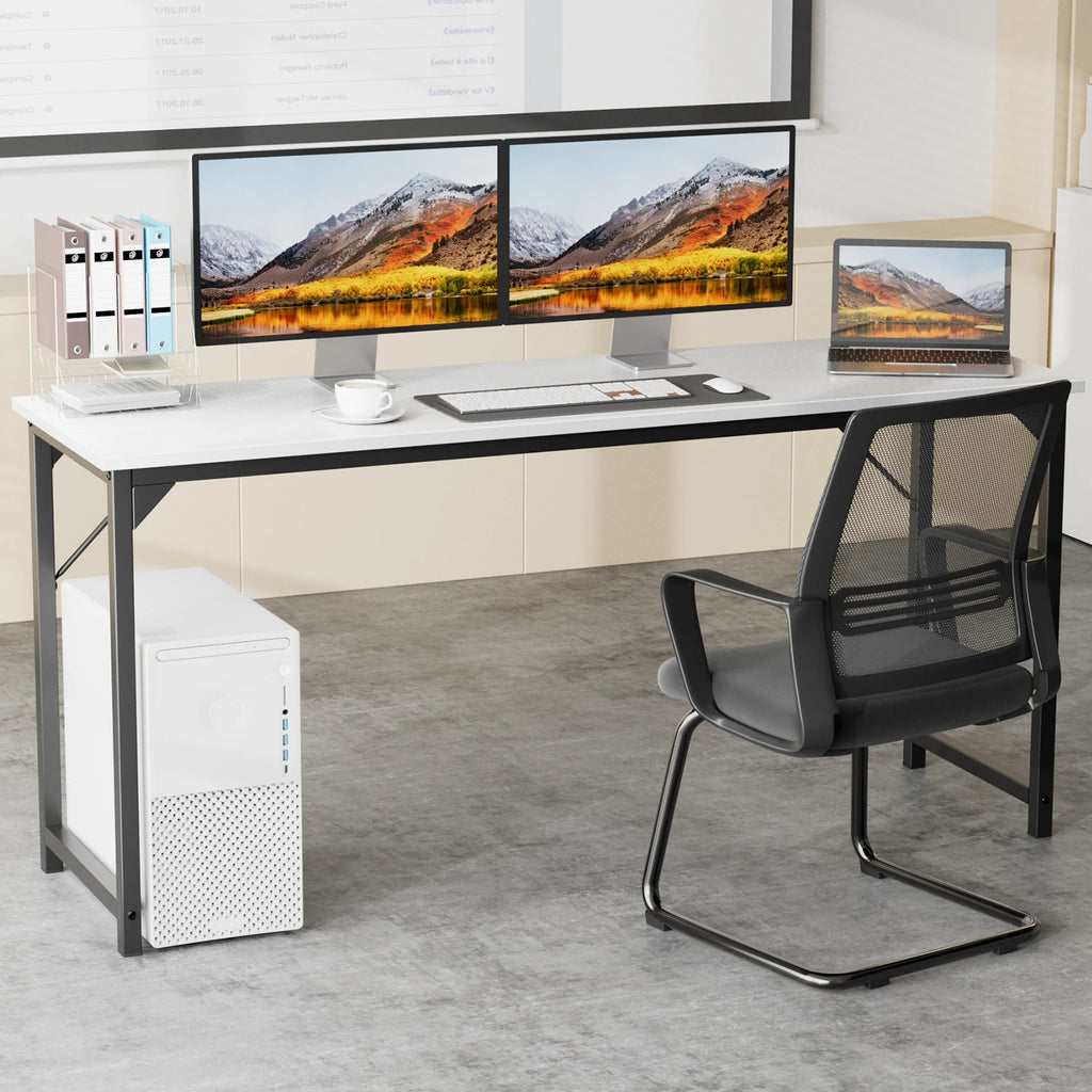 Computer Office Desk with Metal Frame