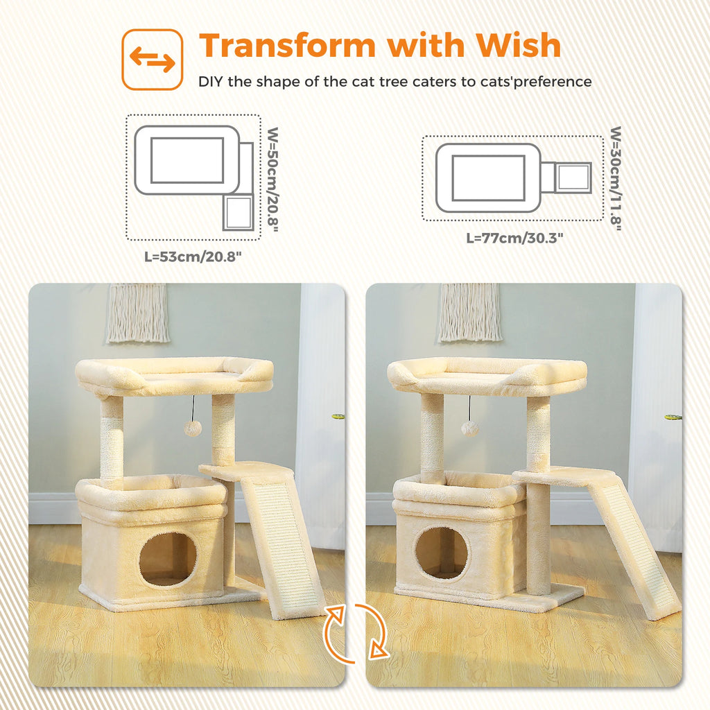 Compact Cat Tree Tower