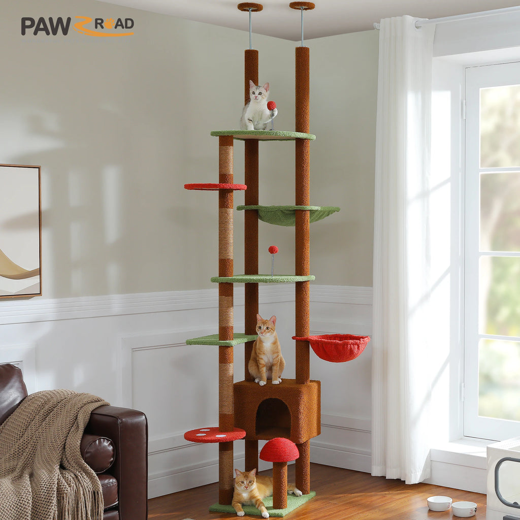 Premium Floor-to-Ceiling Cat Tree Tower