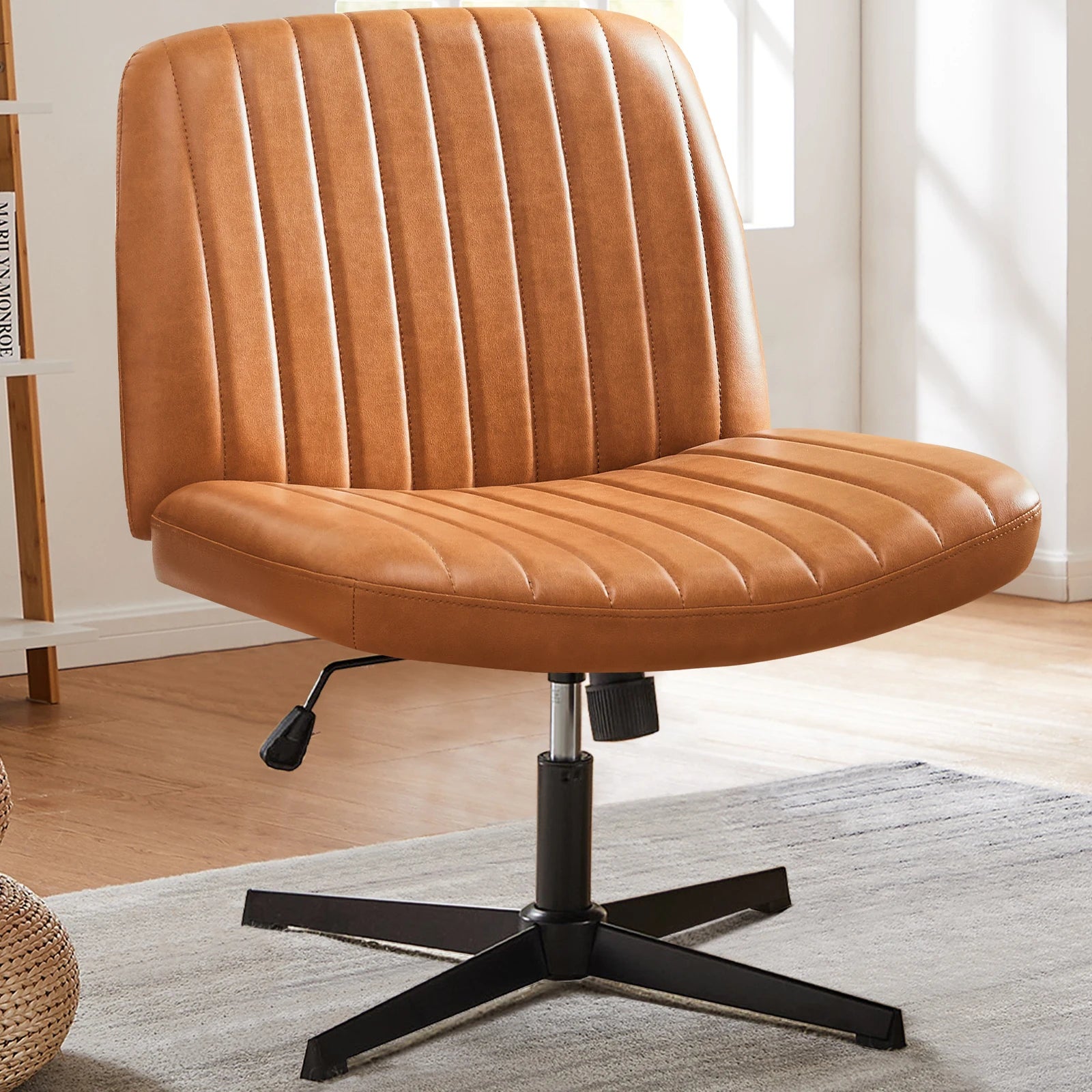 Versatile Cross-Legged Rocking Office Chair