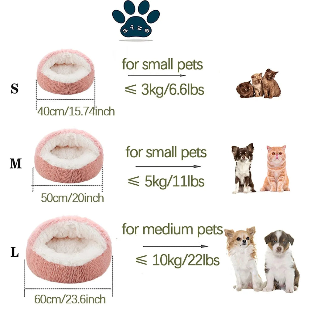 Luxe 2-in-1 Soft Plush Pet Bed