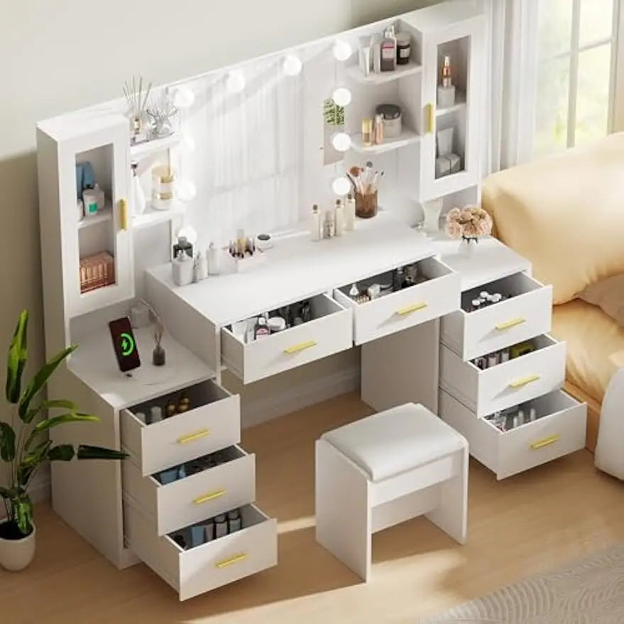 Large LED Vanity Desk