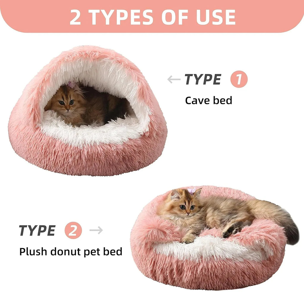 Luxe 2-in-1 Soft Plush Pet Bed