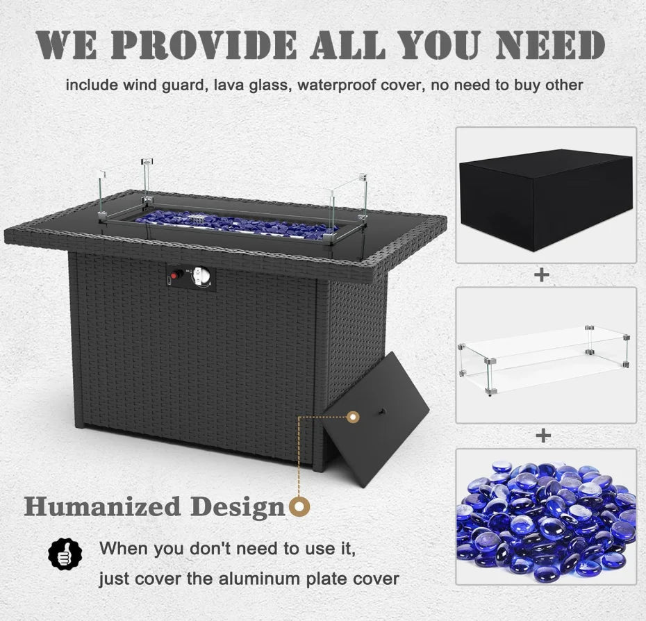 Luxe 8-Piece Outdoor Sectional Set