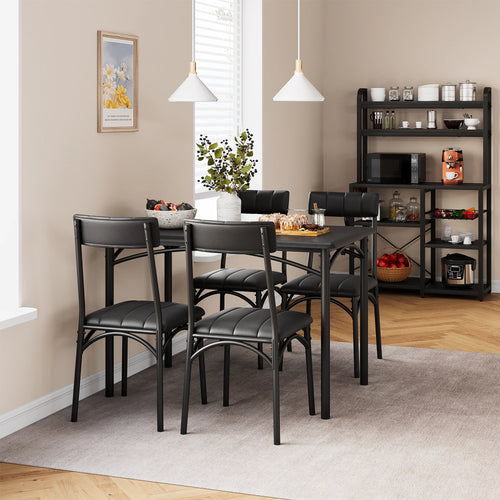 5-Piece Modern Table & Chair Set