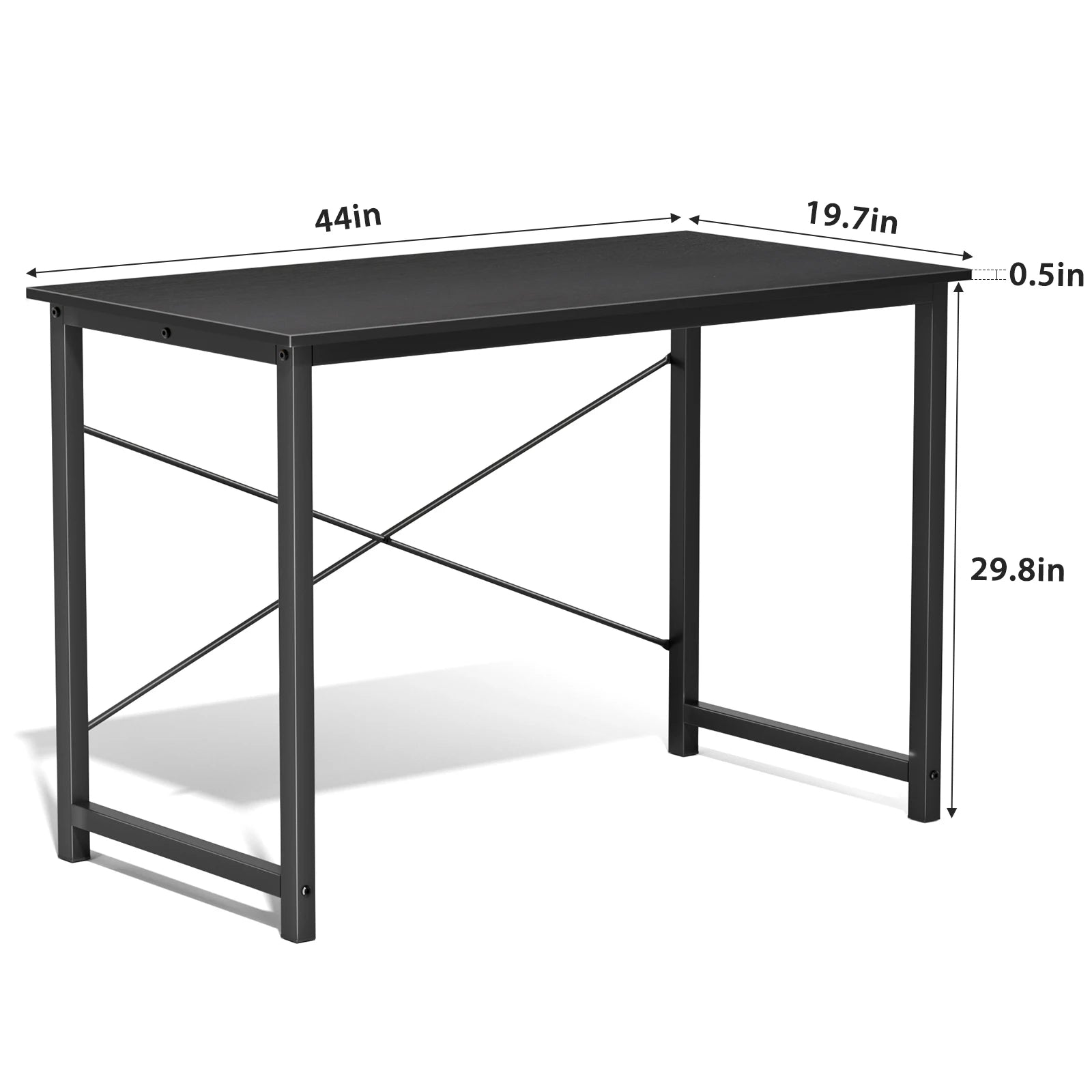 Computer Office Desk with Metal Frame