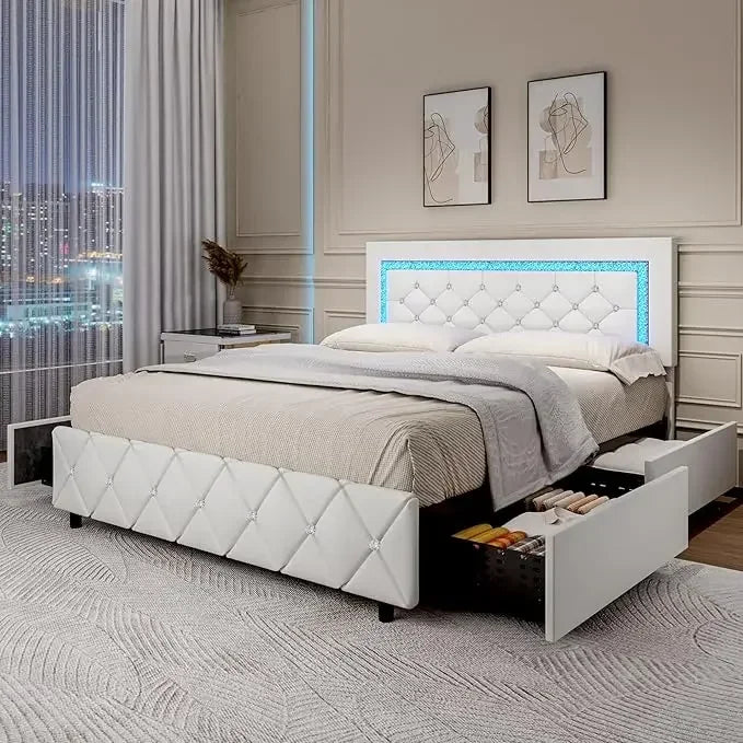 Luxury Princess Platform Bed Frame