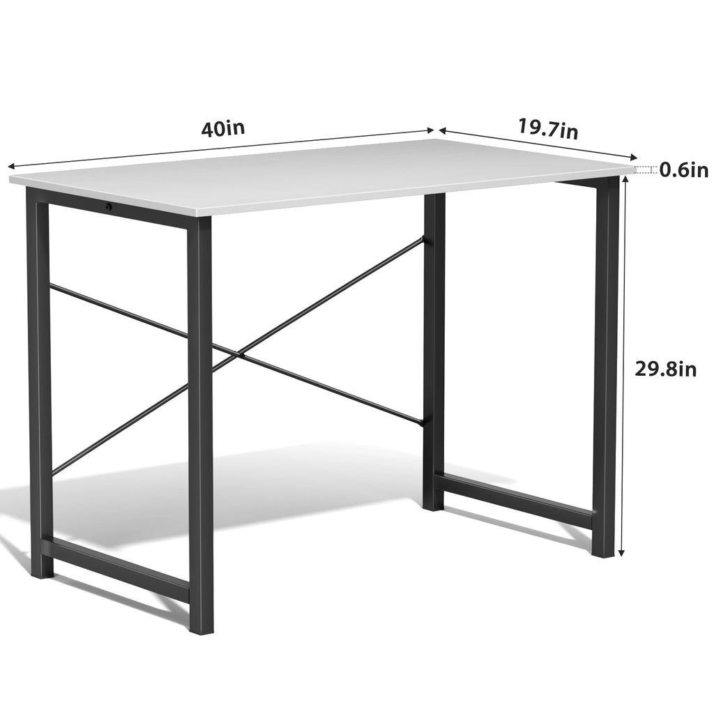 Computer Office Desk with Metal Frame