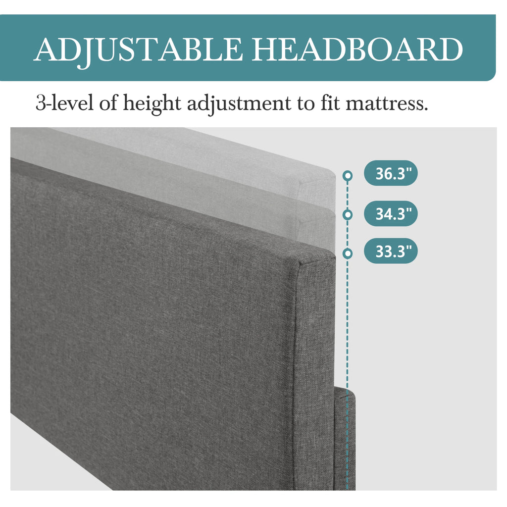 Luxe Upholstered Bed Frame