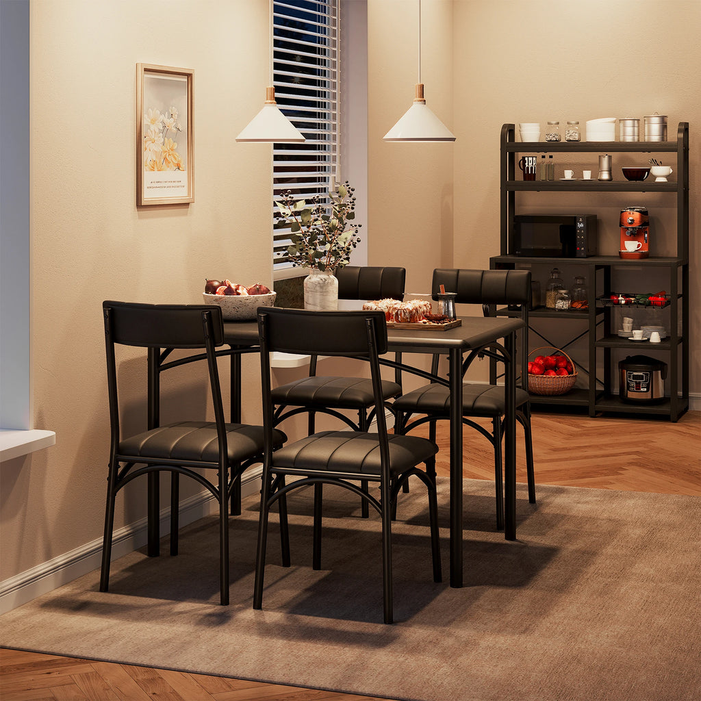 5-Piece Modern Table & Chair Set