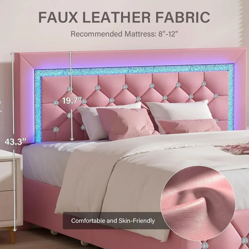 Luxury Princess Platform Bed Frame