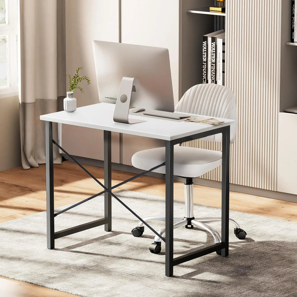 Computer Office Desk with Metal Frame