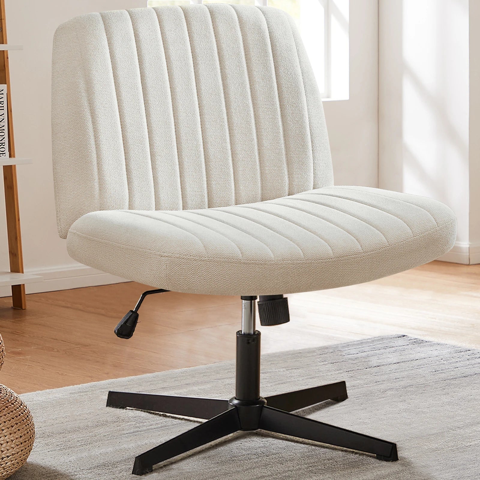 Versatile Cross-Legged Rocking Office Chair