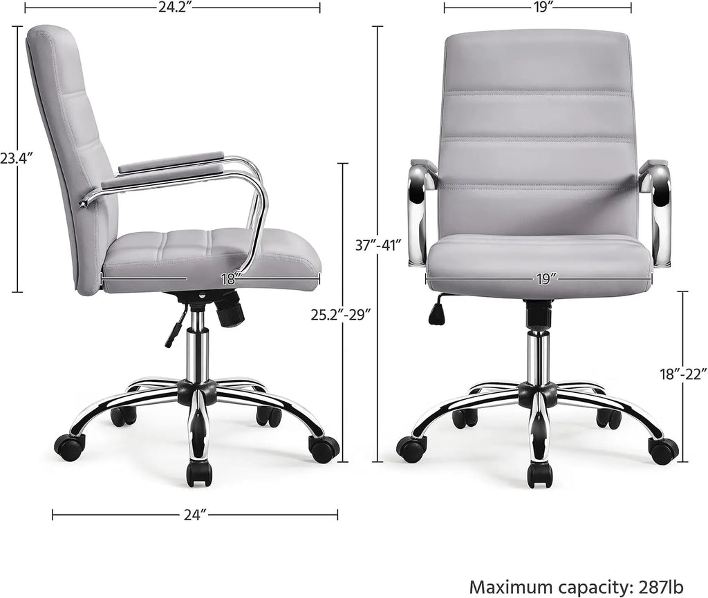 Premium PU Leather Office Chair