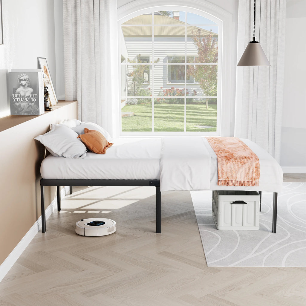 Heavy-Duty Metal Platform Bed Frame