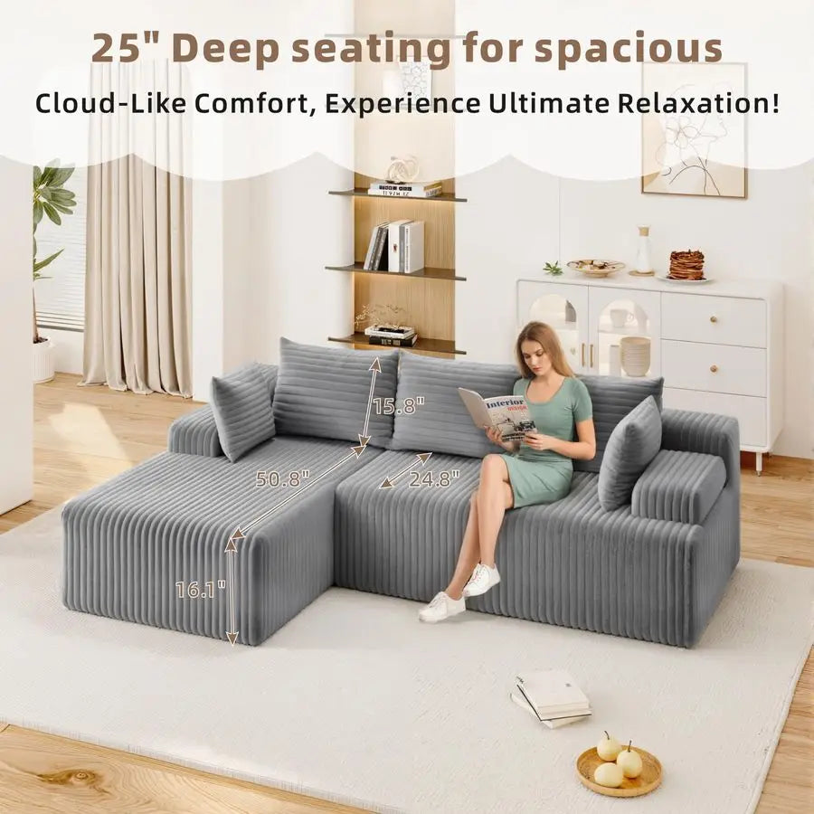 Boneless Cloud Couch Sectional