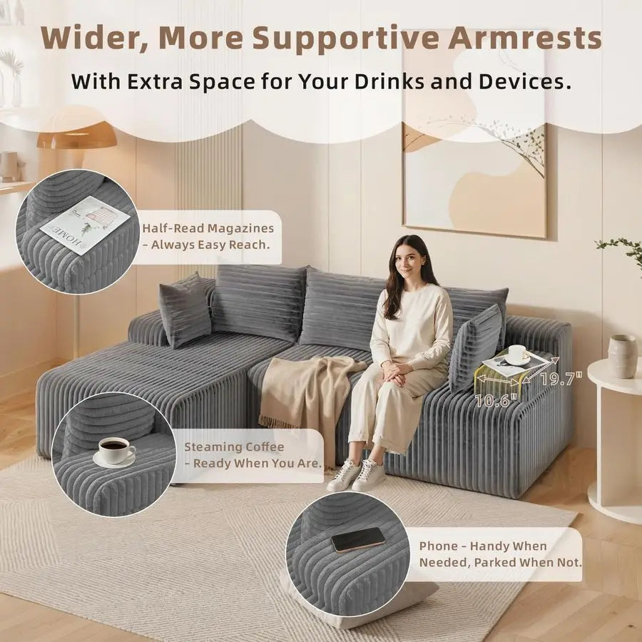 Boneless Cloud Couch Sectional