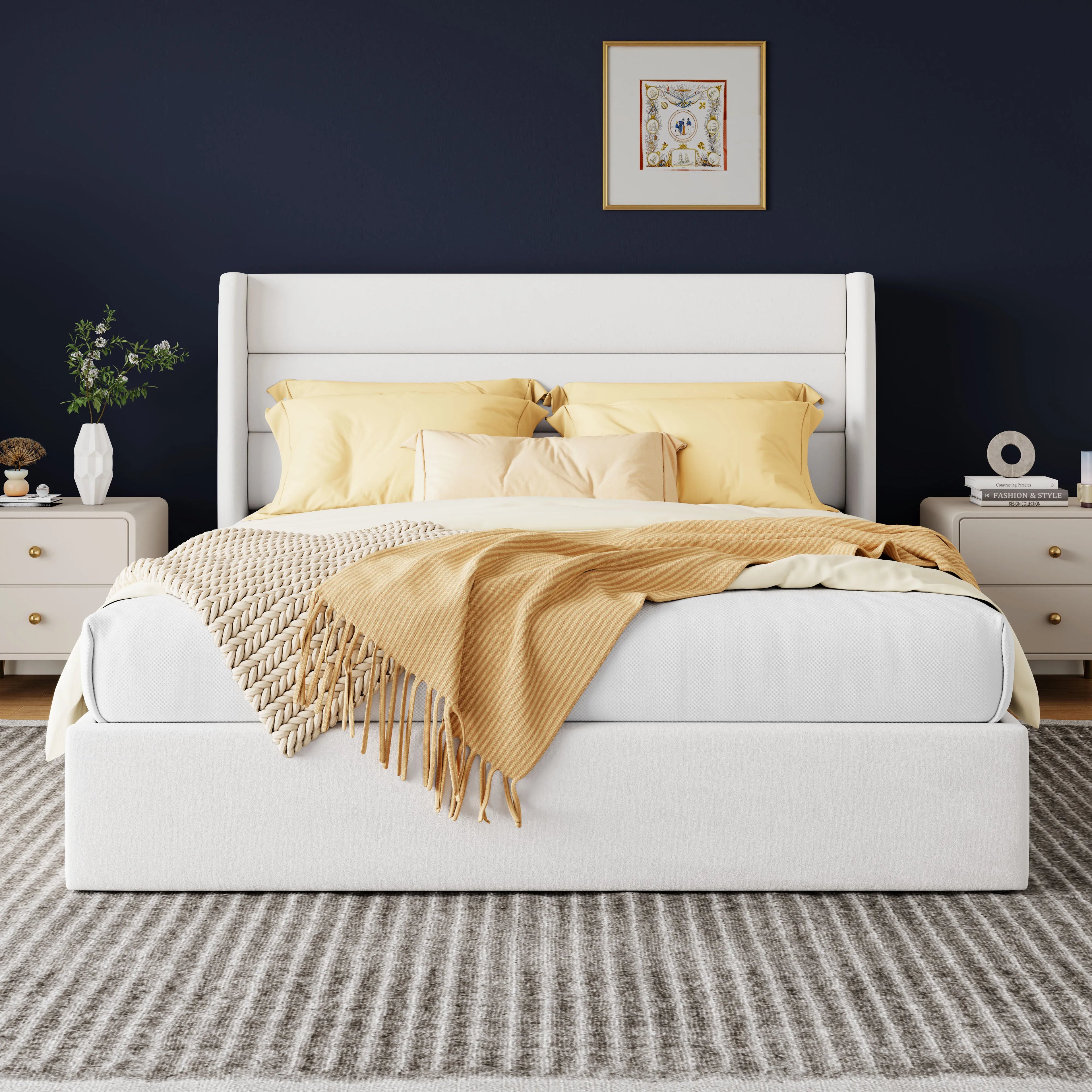 Premium Hydraulic Lift-Up Storage Bed