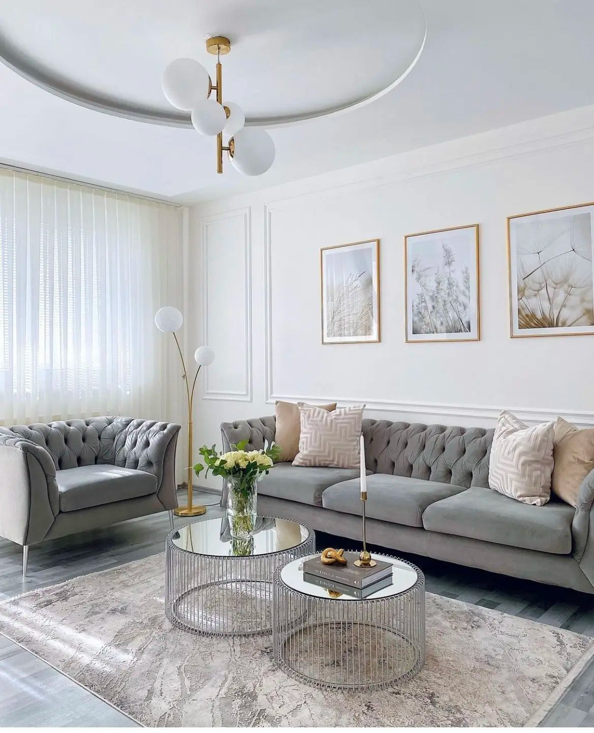 Contemporary Nordic 3-Seater